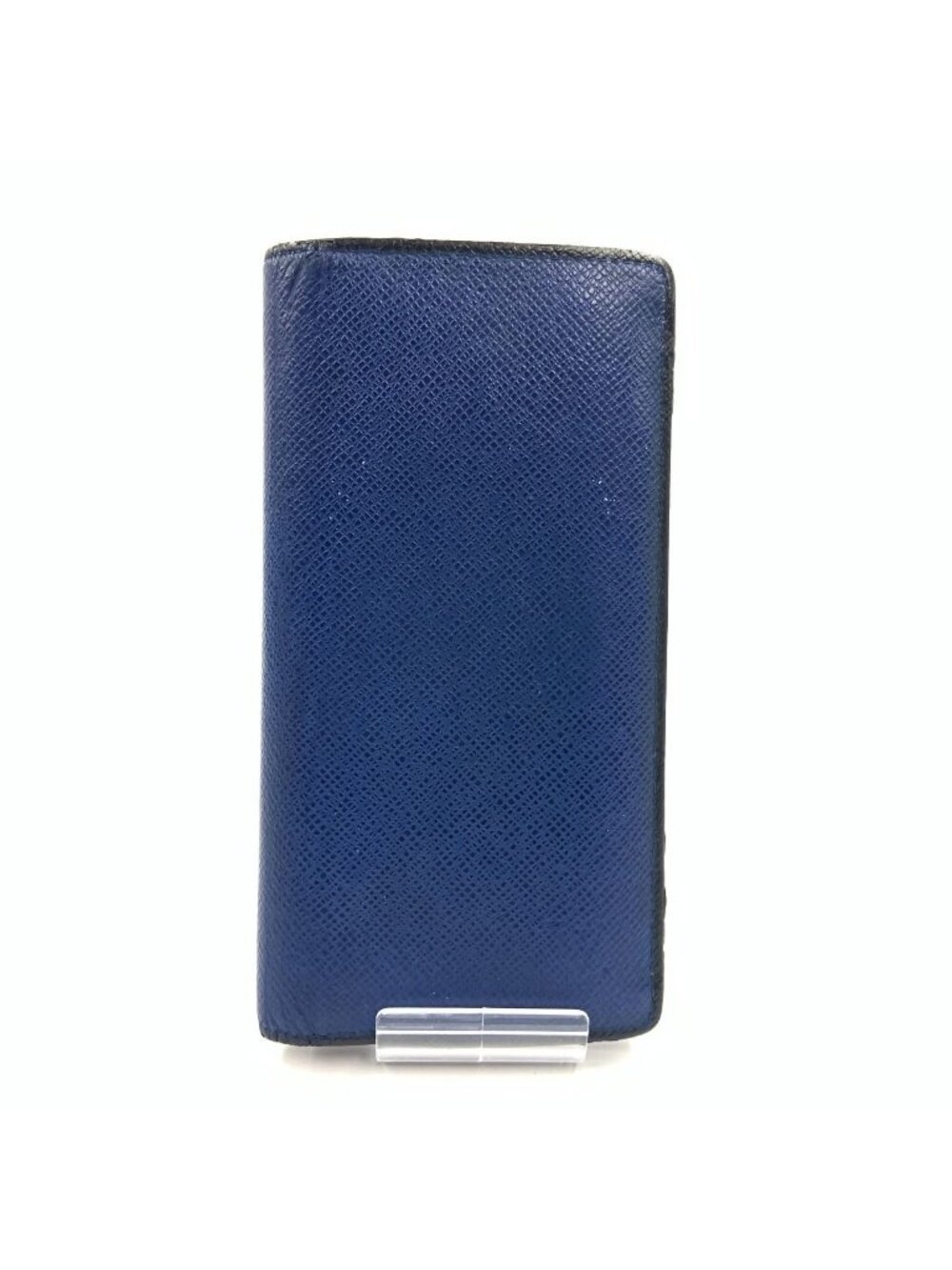 Louis Vuitton Taiga Portefeuille Brazza Bifold Wallet Blue